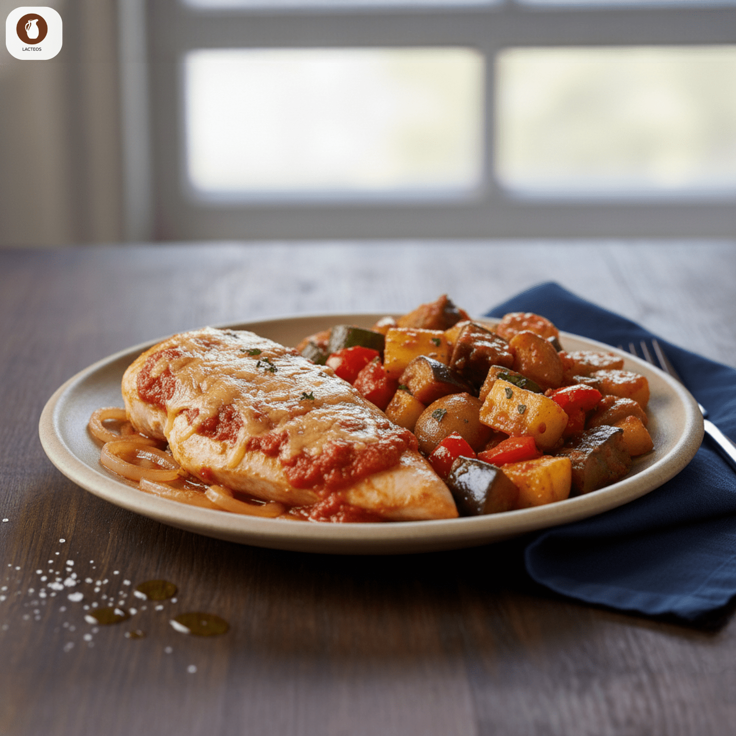 19 Pollo y vegetales a la napolitana